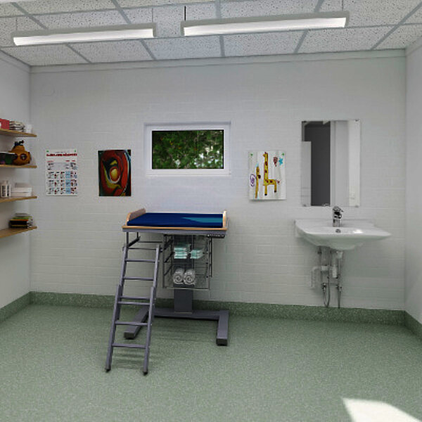 Wickeltisch Kinder Behinderung Granberg FiNiFuchs