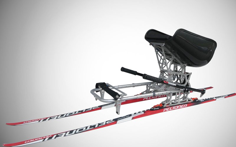 SNOWKART Tessier Skier Rollstuhl kinder mit Behinderung FiNiFuchs