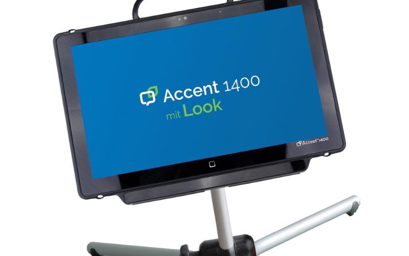 Accent 1400 30 Augensteuerung FiNiFuchs Produktbild Unterstuetzte Kommunikation dynamischer Talker