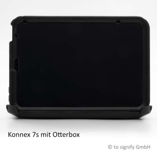 FiNiFuchs-Kinderhilfsmittel-Konnex 7s mit Otterbox front to signify