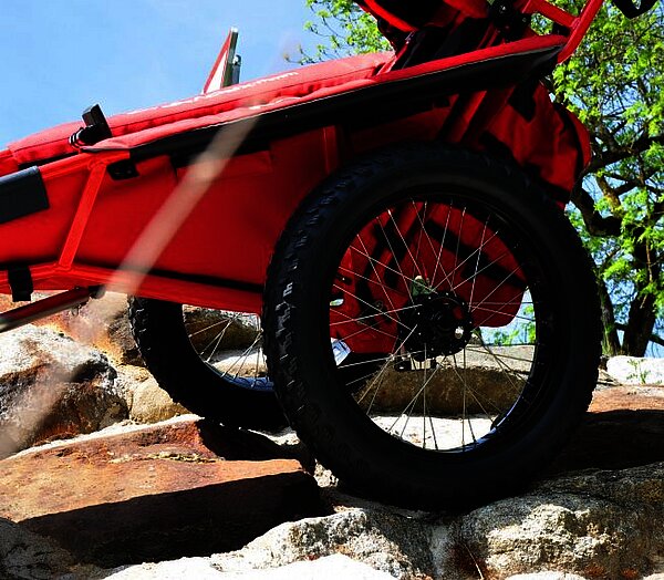 xRover REHA BUGGY M Rehabuggy RehaKinder Behinderung Rehakarre Rehafahrradanhänger FiNiFuchs