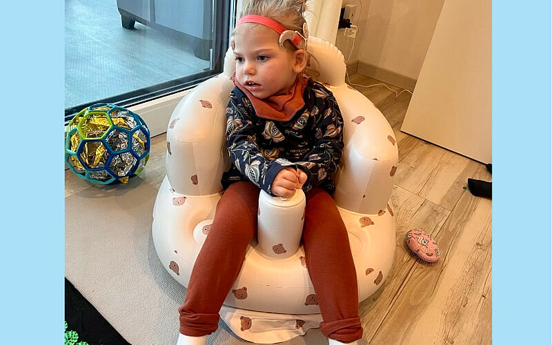 aufblasbare Sitzhilfe-FiNiFuchs