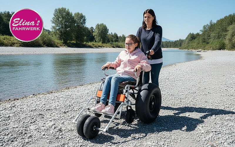Gelaenderollstuhl-Elinas Fahrwerk