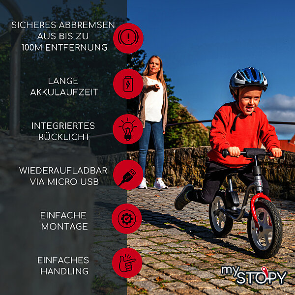 mySTOPY Bremsasisstent-Luafrad