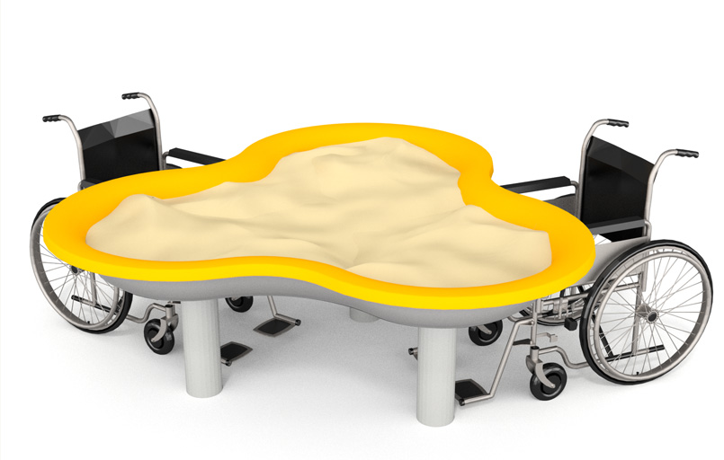 Barrierefreie Sandkiste Buglo