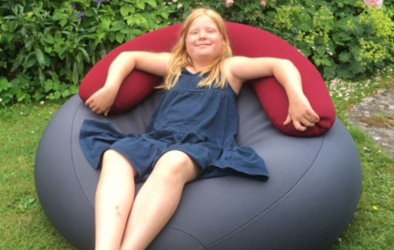 Kuschelkugel Beluga Sitzsack lagern FiNiFuchs