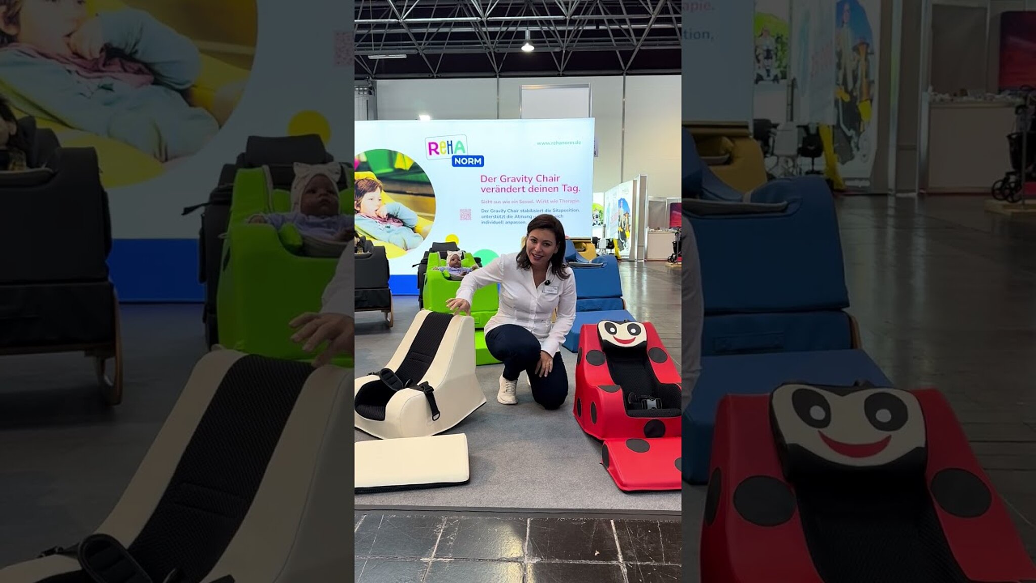 Gravity Chair XS von @RehaNorm auf der @REHACAREDuesseldorf 2025